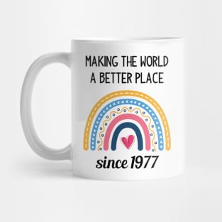 Making The World Better Since 1977 Mug